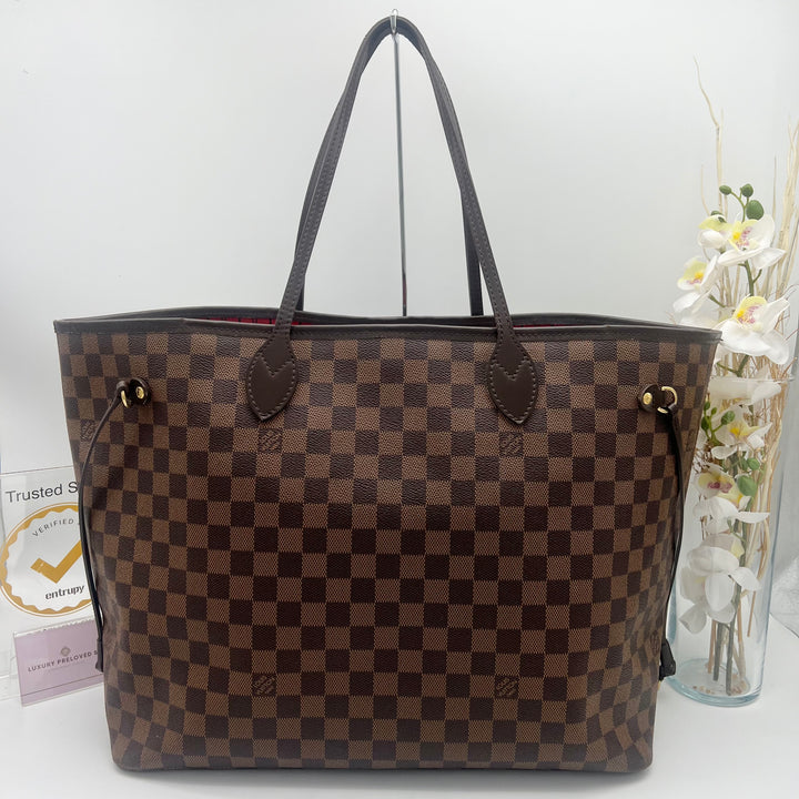 LOUIS VUITTON NEVERFULL GM DAMIER EBENE