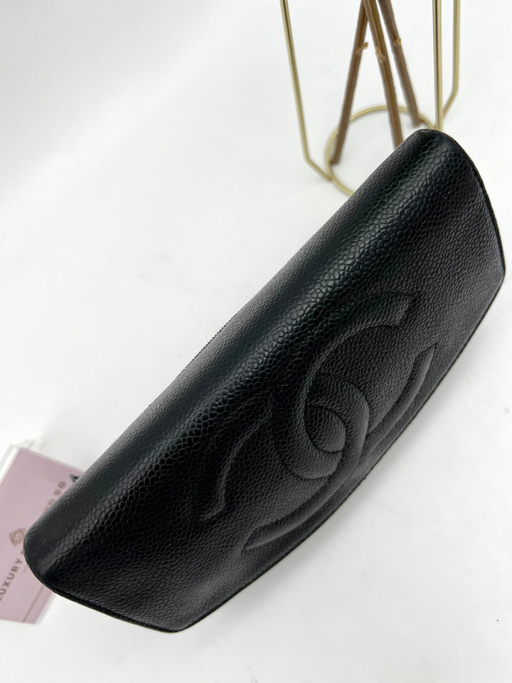 CHANEL CAVIAR TIMELESS CLUTCH