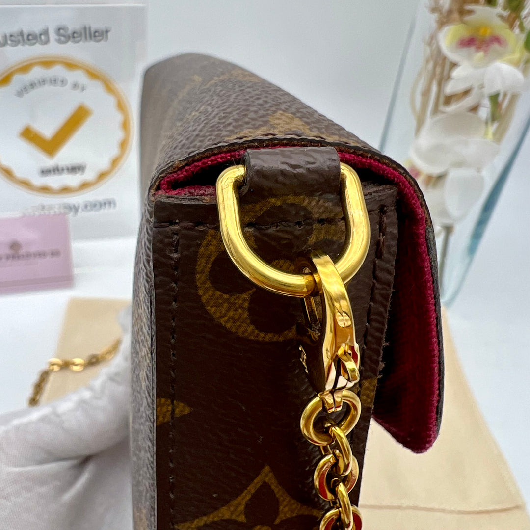 LOUIS VUITTON FELICIE MONOGRAM( RFID )