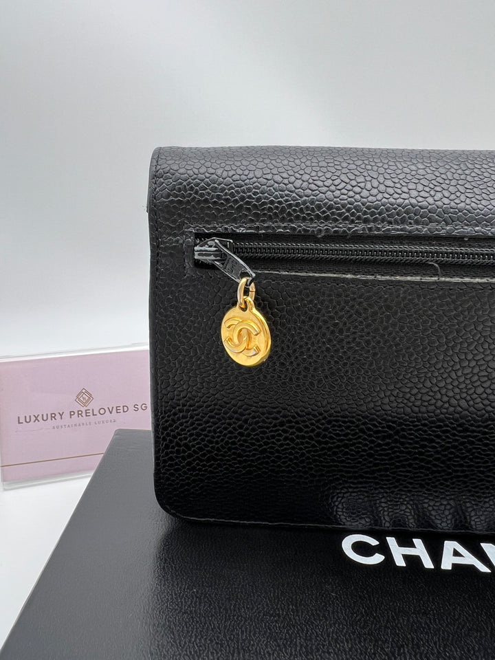 CHANEL CAVIAR TIMELESS CLUTCH