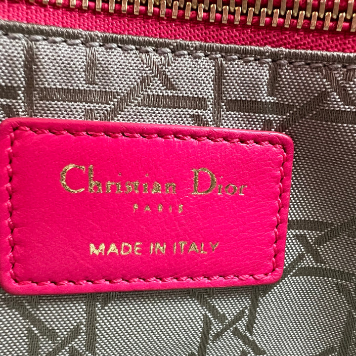 CHRISTIAN DIOR LADY DIOR MINI LAMBSKIN