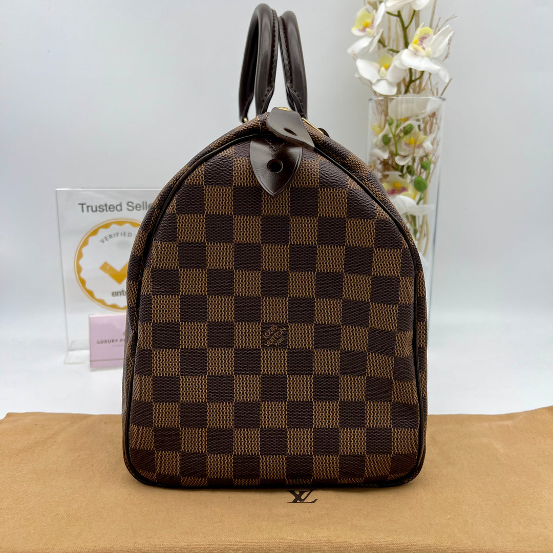 LOUIS VUITTON SPEEDY 35 DAMIER EBENE