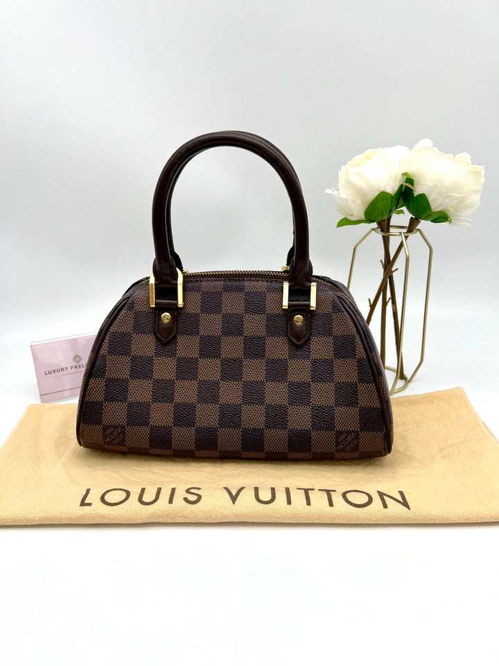 LOUIS VUITTON MINI RIBERA DAMIER EBENE