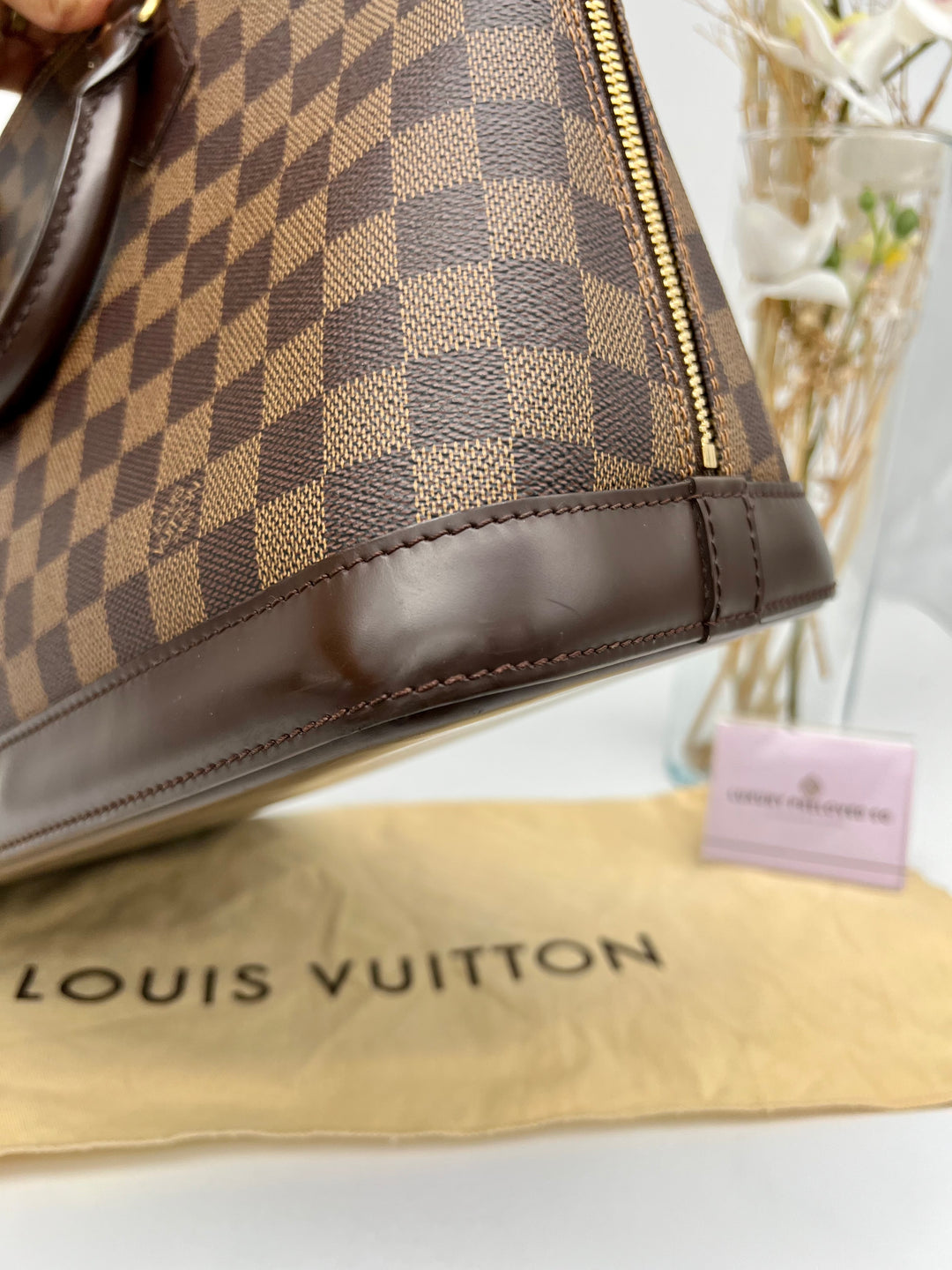 LOUIS VUITTON ALMA PM DAMIER EBENE