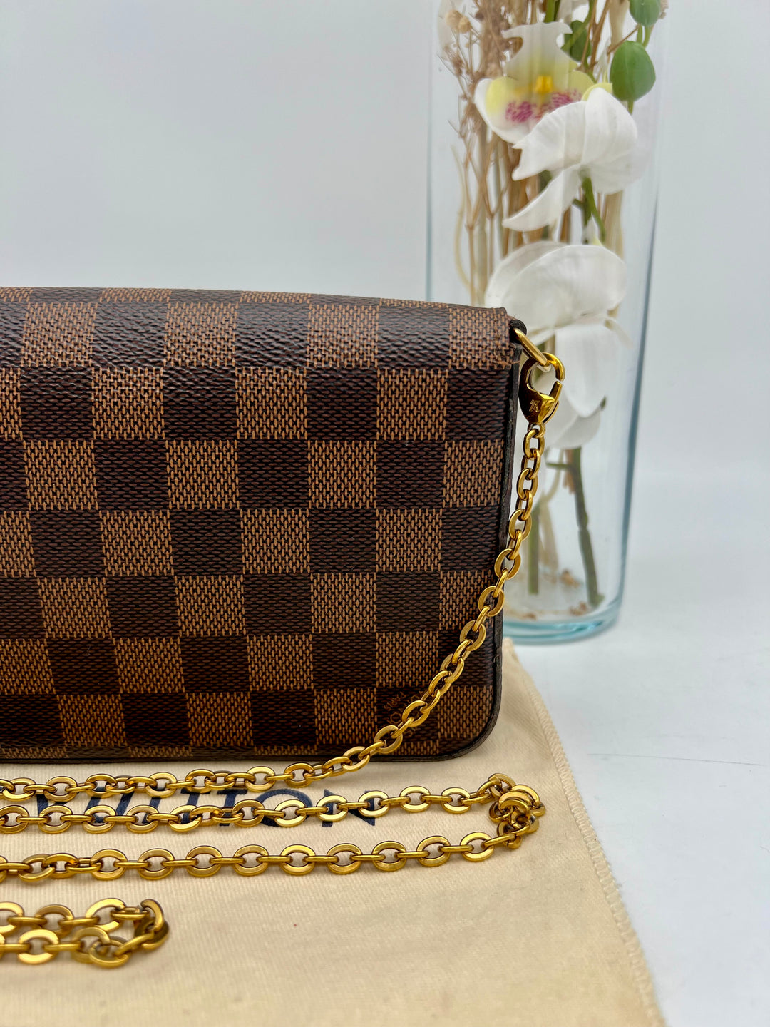 LOUIS VUITTON FELICIE DAMIER EBENE