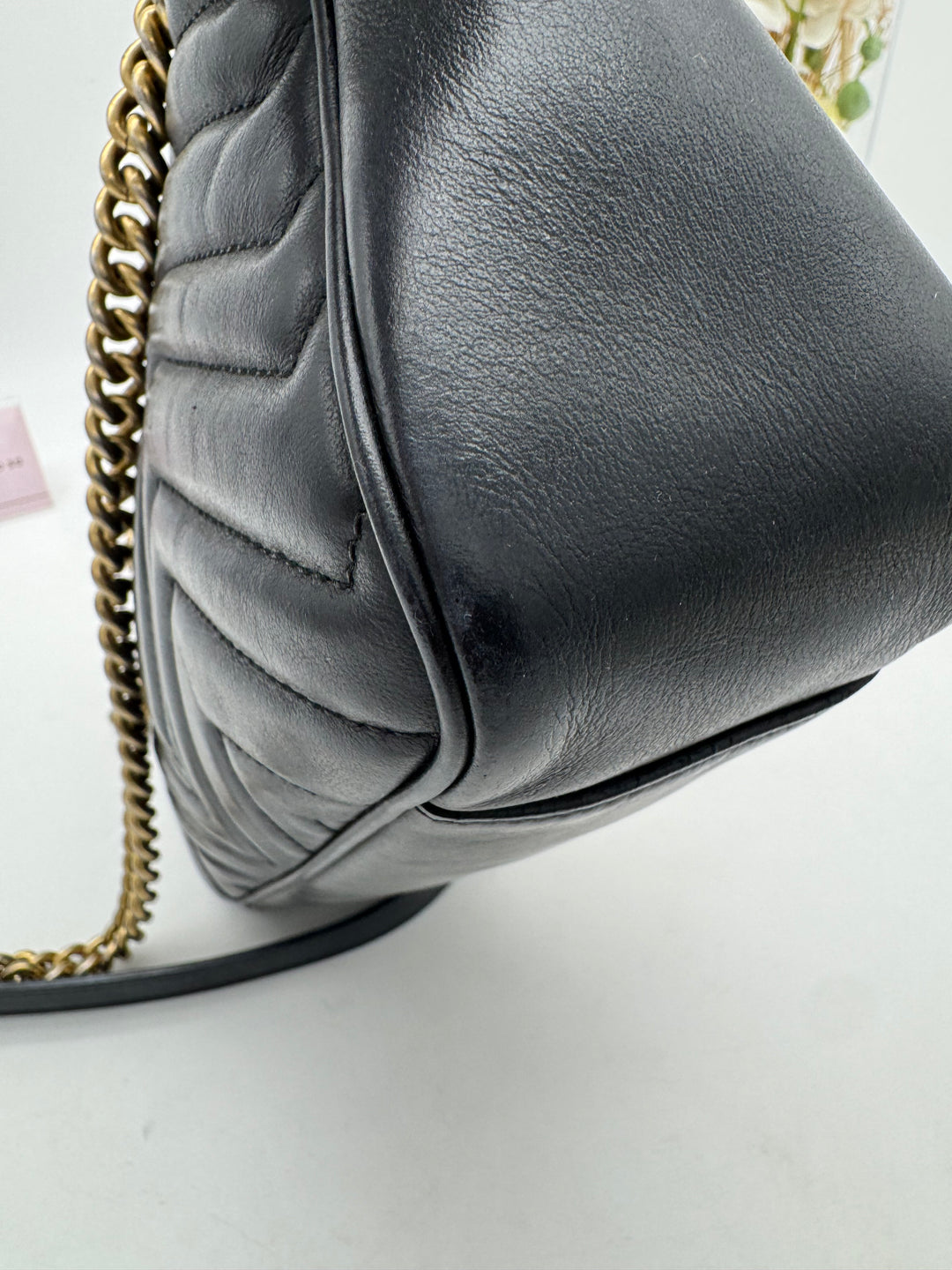 GUCCI MARMONT QUILTED GHW SHOULDER BAG