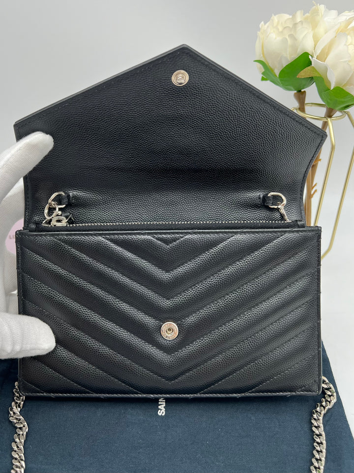 YVES SAINT LAURENT MONOGRAM ENVELOPE