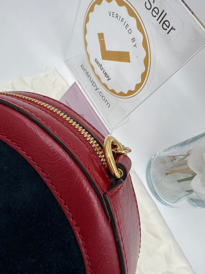 GUCCI VINTAGE OPHIDIA ROUND SHOULDER BAG