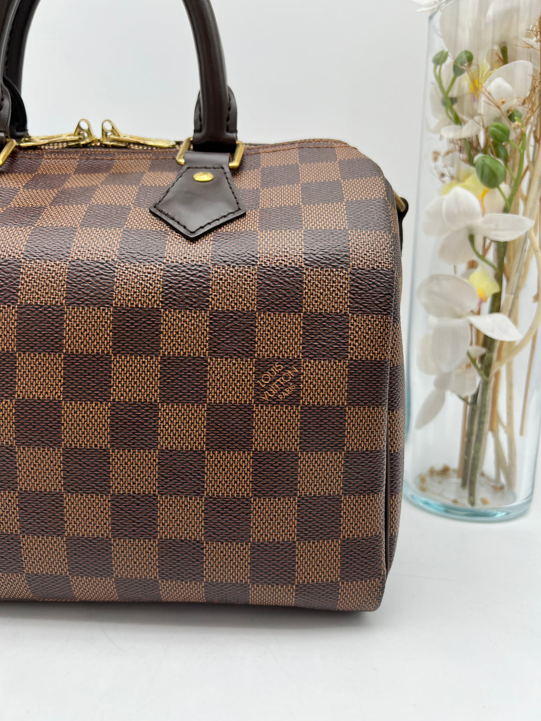 LOUIS VUITTON BANDOULIERE 25 DAMIER EBENE (RFID)