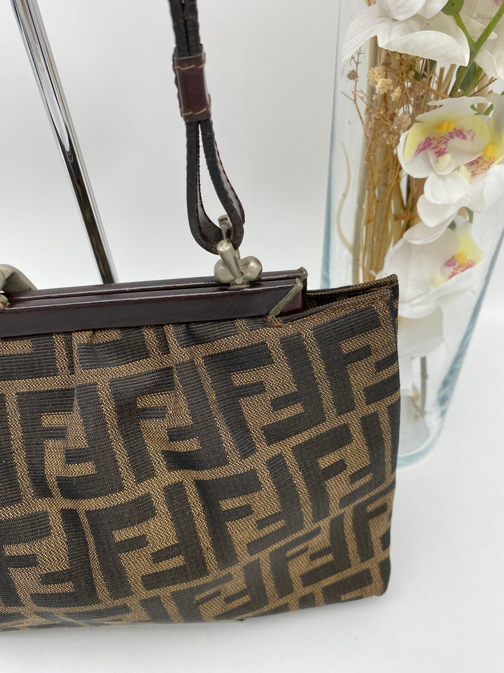 FENDI ZUCCA SHOULDER BAG