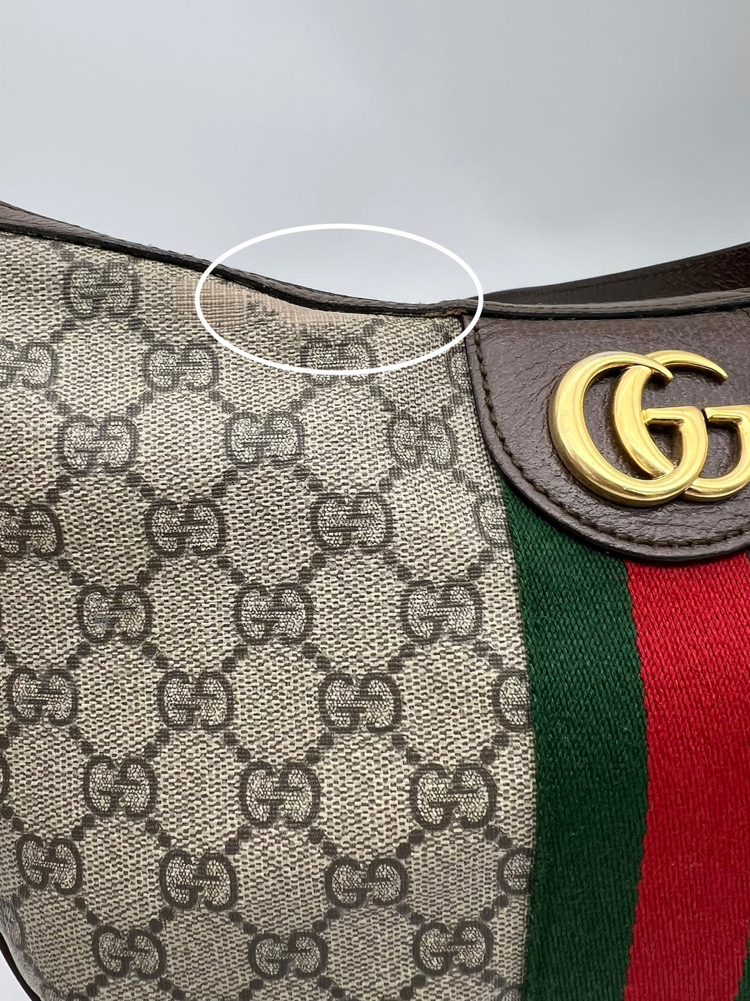 GUCCI PVC OPHIDIA SHOULDER BAG (NEW VERSION )