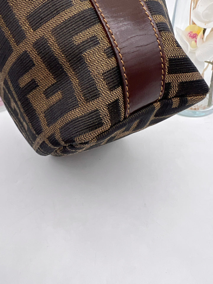 FENDI ZUCCA CANVAS SMAL HANDBAG