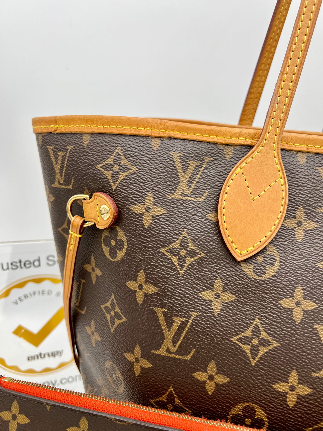 LOUIS VUITTON NEVERFULL MM MONOGRAM W/ POUCH