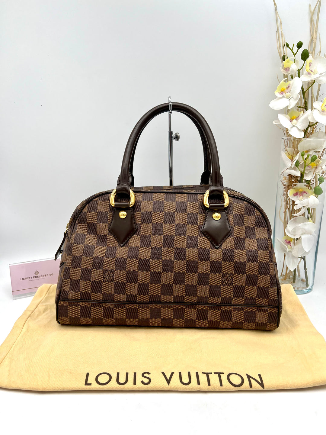 LOUIS VUITTON DOUMO DAMIER HANDBAG