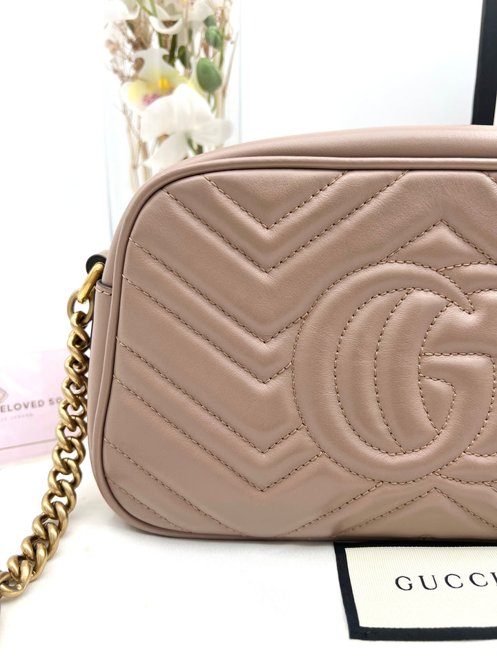 GUCCI MARMONT CAMERA QUILTED SMALL