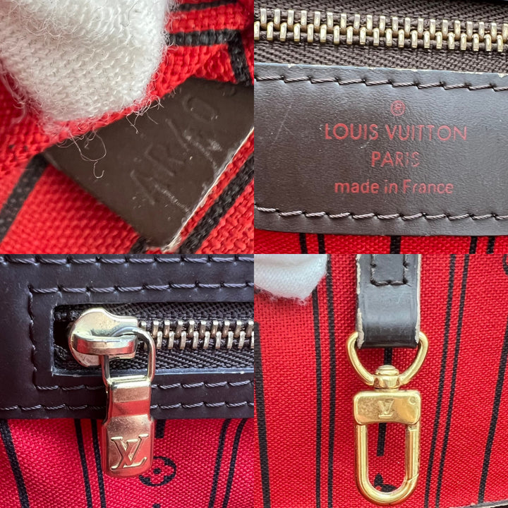 LOUIS VUITTON NEVERFULL MM DAMIER EBENE