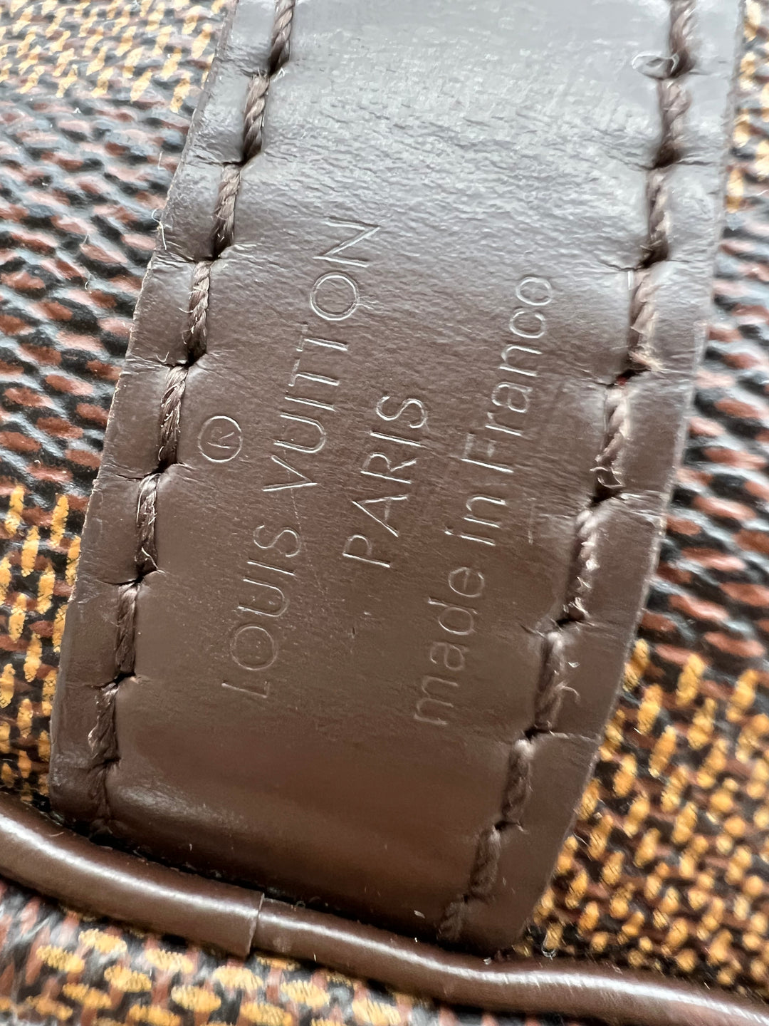 LOUIS VUITTON BANDOULIERE 35 DAMIER EBENE