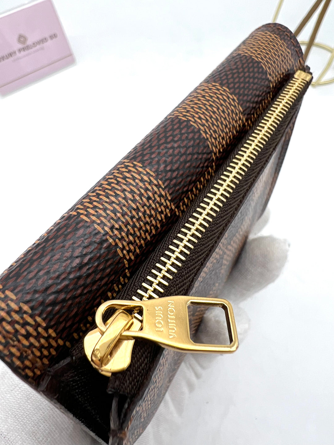 LOUIS VUITTON DAMIER TRI FOLD COMPACT