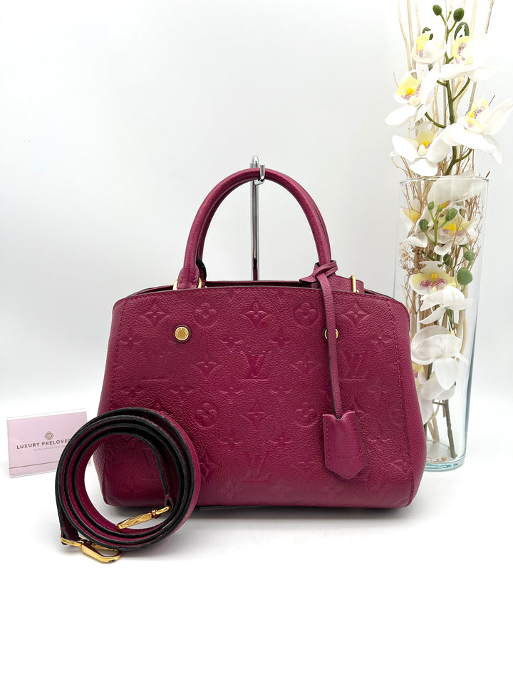 LOUIS VUITTON MONTAIGNE BB EMPREINTE