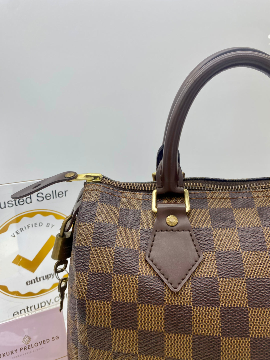 LOUIS VUITTON SPEEDY 25 DAMIER EBENE