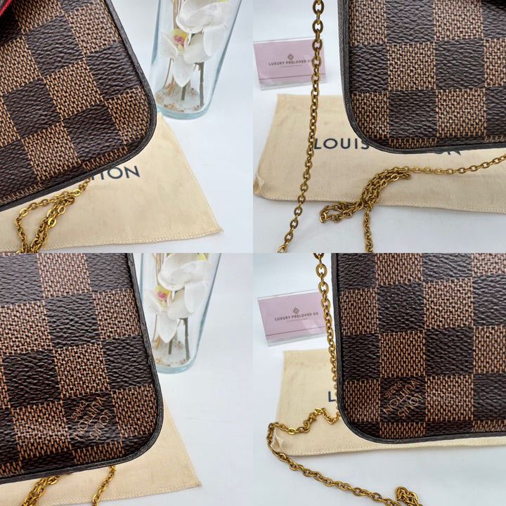 LOUIS VUITTON FELICIE DAMIER EBENE