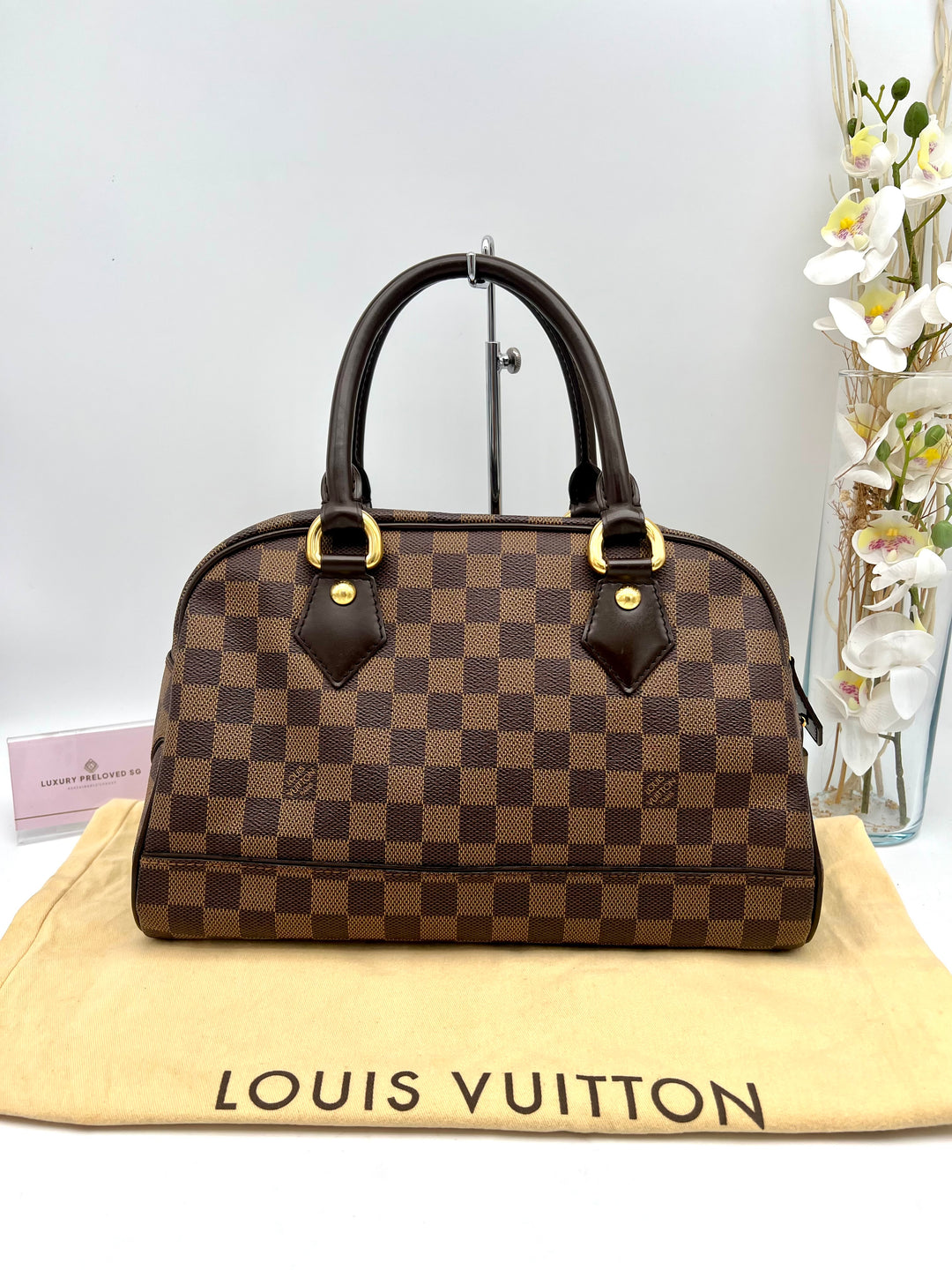 LOUIS VUITTON DOUMO DAMIER HANDBAG