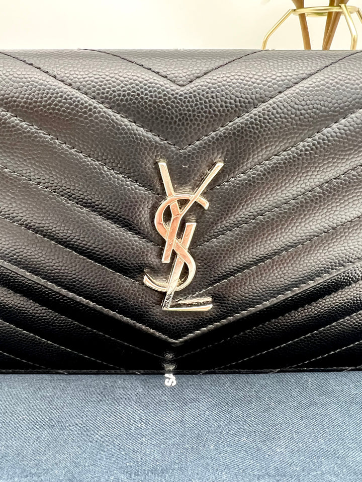 YVES SAINT LAURENT MONOGRAM ENVELOPE