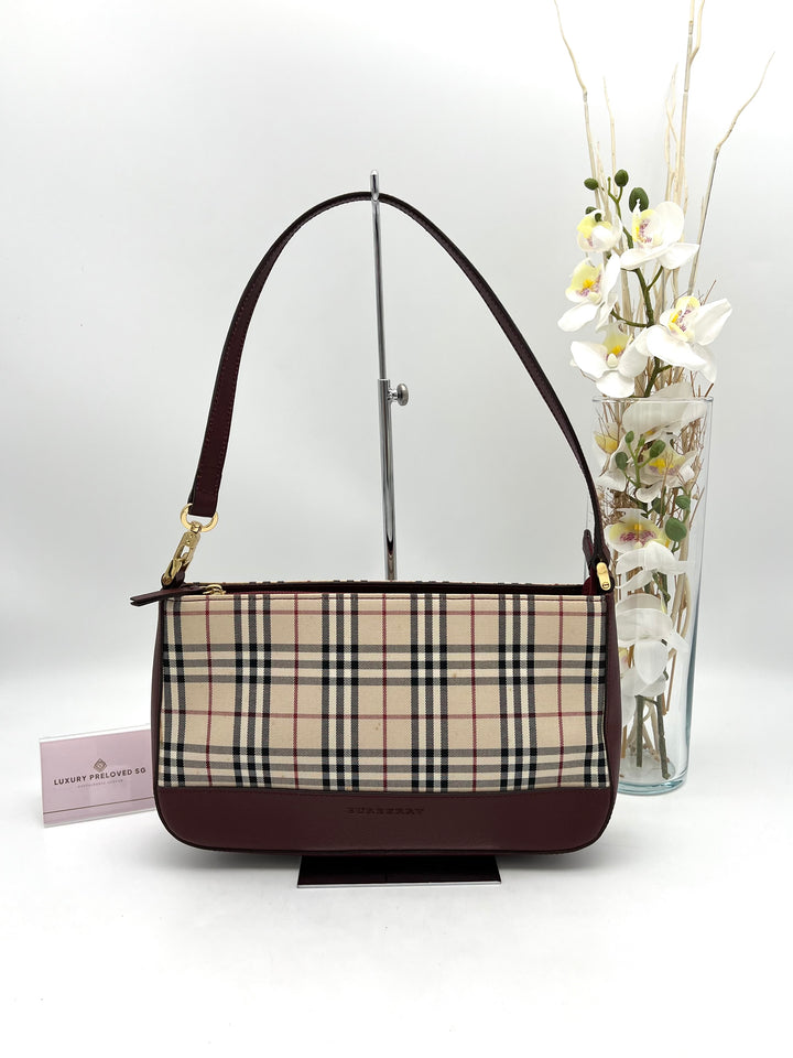BURBERRY LONDON SHOULDER BAG PVC