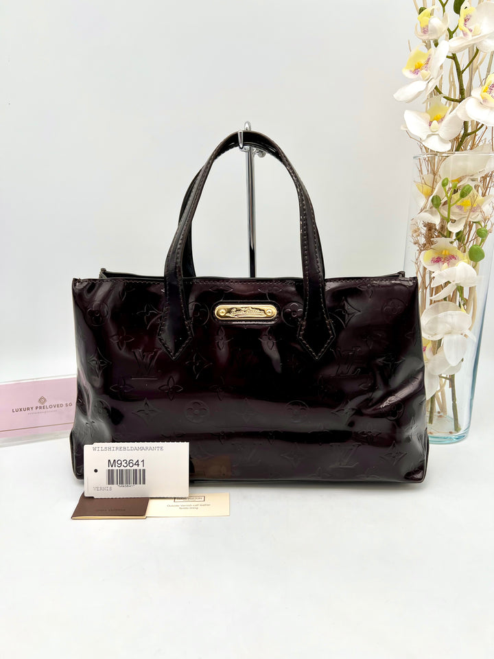 LOUIS VUITTON WILSHIRE PATENT
