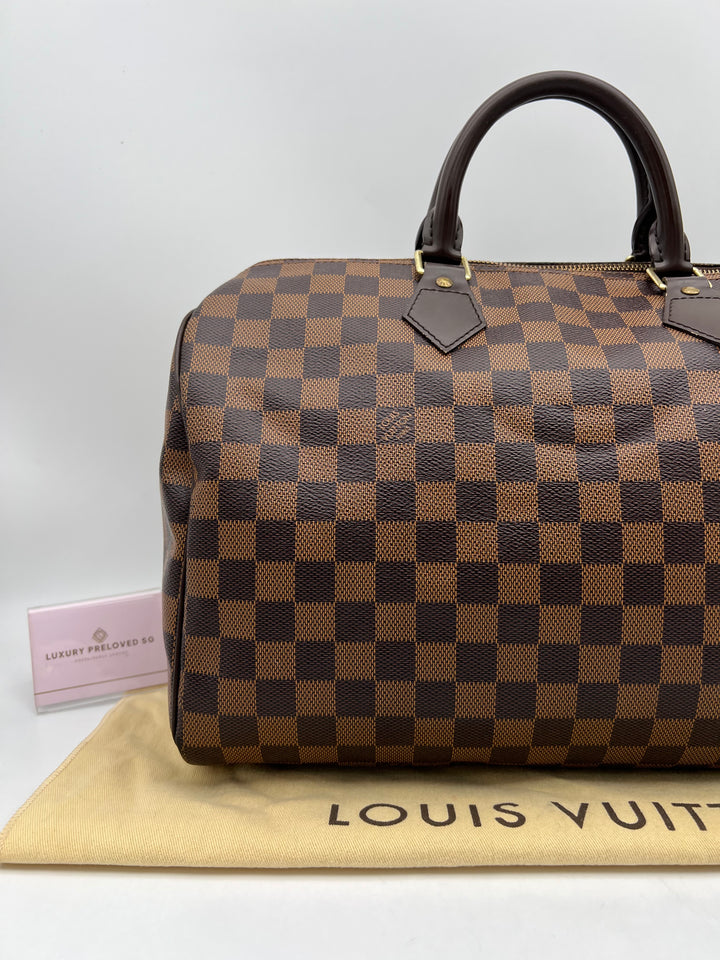 LOUIS VUITTON SPEEDY 35 DAMIER EBENE