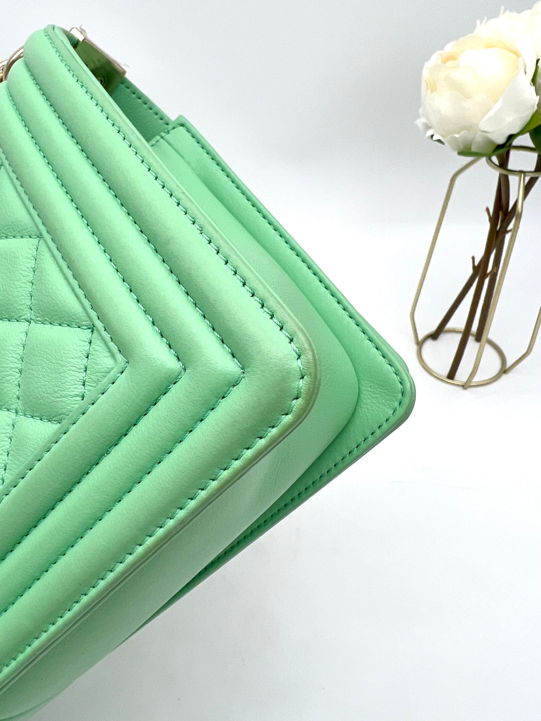 CHANEL LAMBSKIN OLD MEDIUM BOY