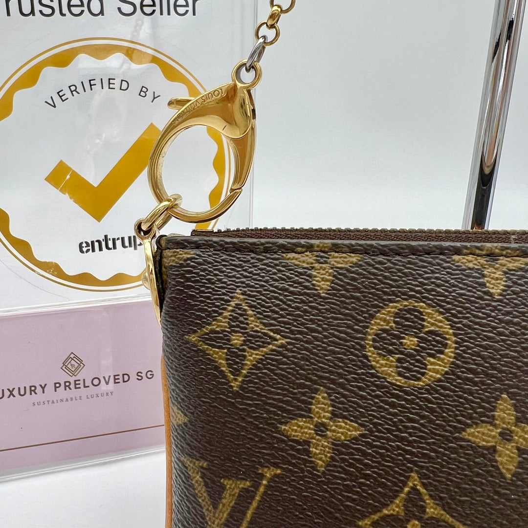 LOUIS VUITTON MILLA MM POCHETTE MONOGRAM