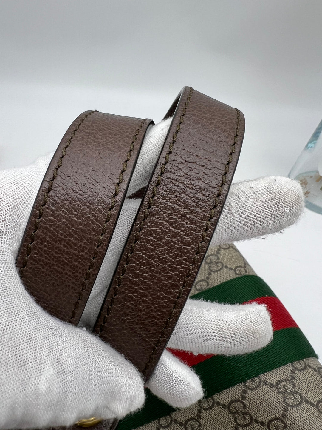 GUCCI PVC OPHIDIA SHOULDER BAG (NEW VERSION )