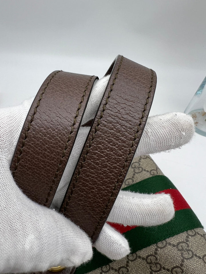 GUCCI PVC OPHIDIA SHOULDER BAG (NEW VERSION )