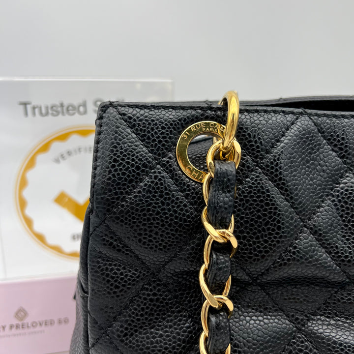 CHANEL CAVIAR PETIT TIMELESS TOTE PTT