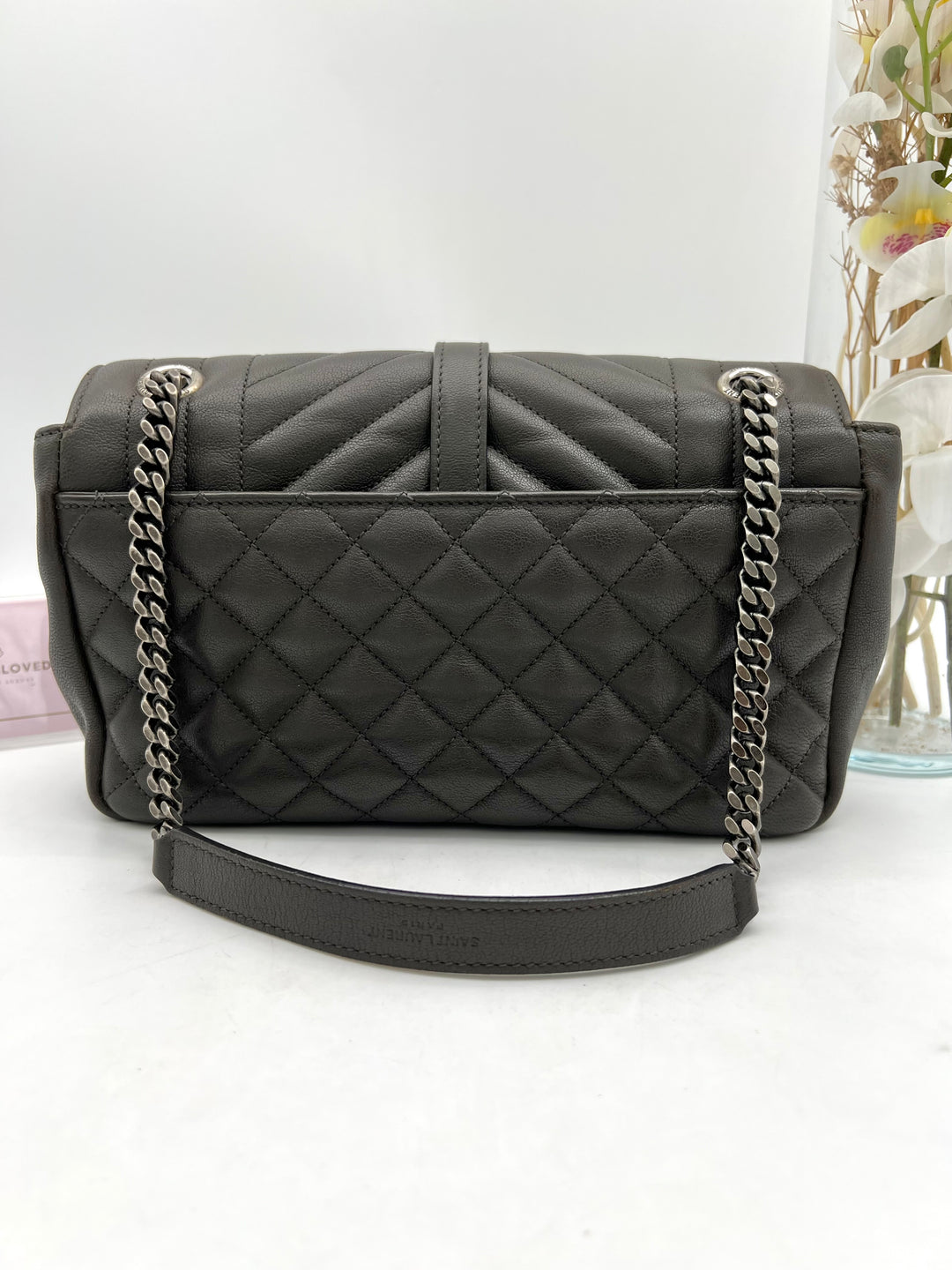 YVES SAINT LAURENT QUILTED ENVELOPE SHW BAG