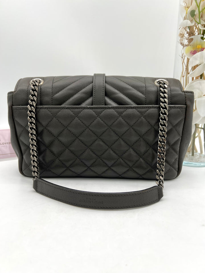 YVES SAINT LAURENT QUILTED ENVELOPE SHW BAG