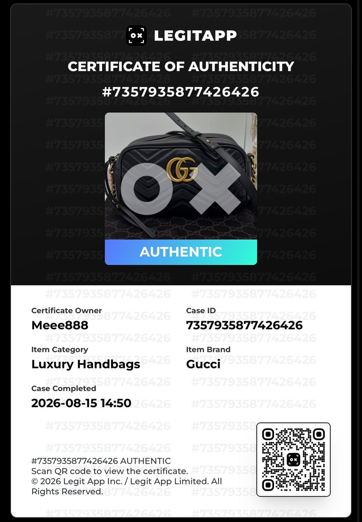 GUCCI MARMONT CAMERA QUILTED SMALL