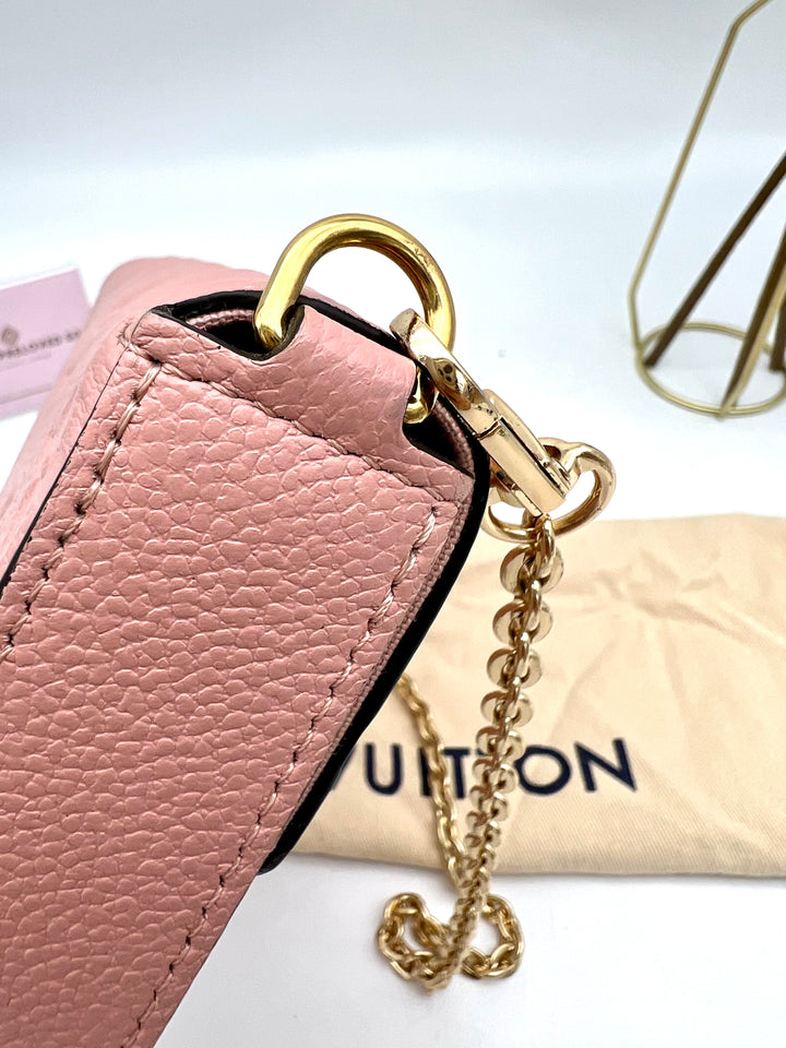 LOUIS VUITTON FELICIE EMPRIENTE LEATHER