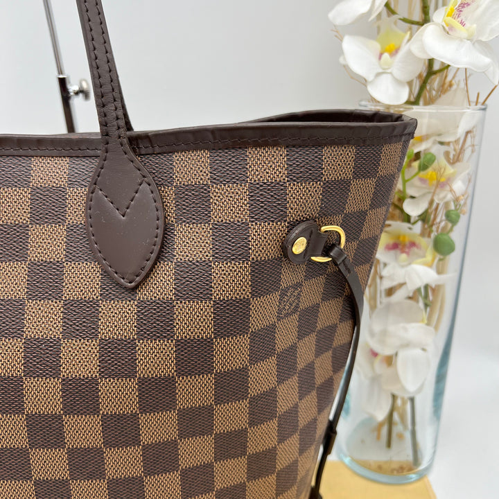 LOUIS VUITTON NEVERFULL MM DAMIER EBENE