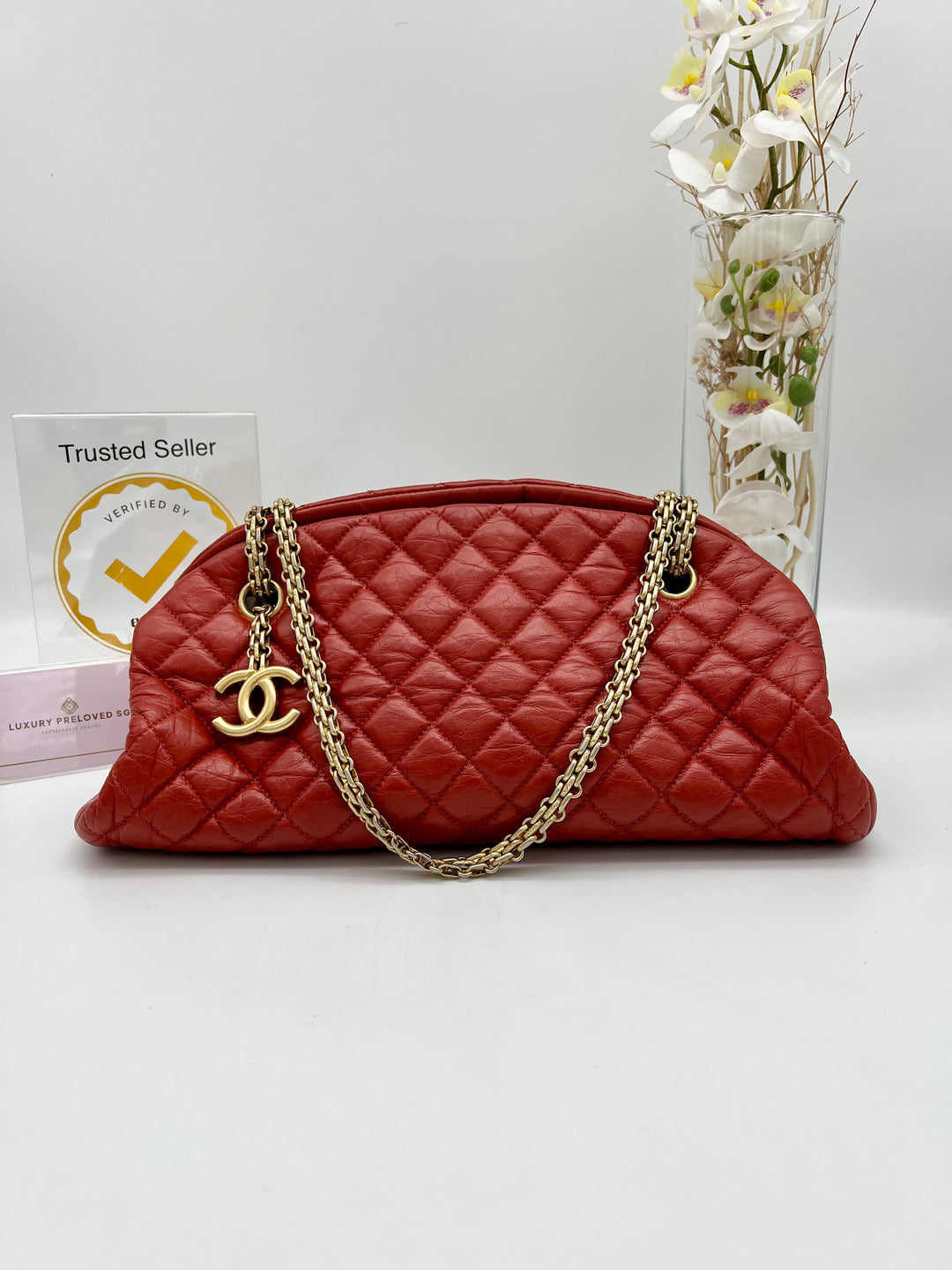 CHANEL QUILTED CALF LEATHER  MADAMOISELLE