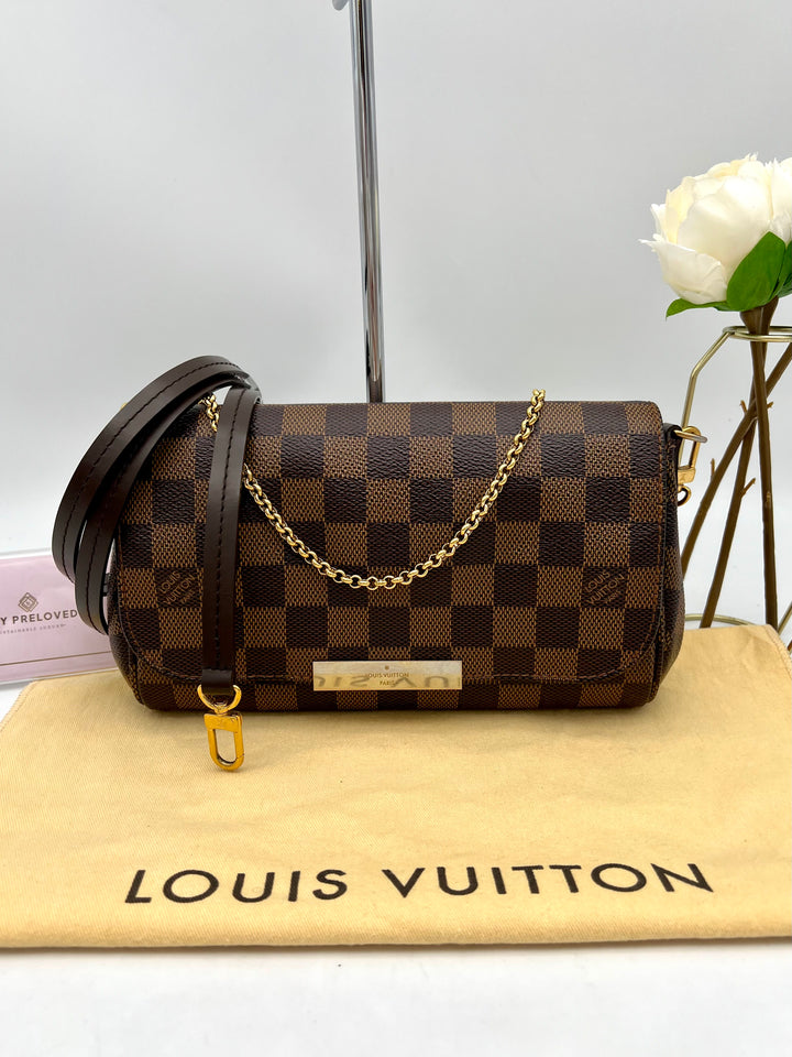 LOUIS VUITTON FAVOURITE PM DAMIER EBENE