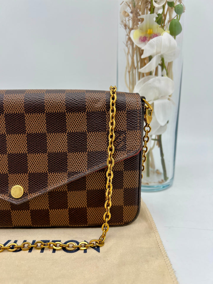 LOUIS VUITTON FELICIE DAMIER EBENE