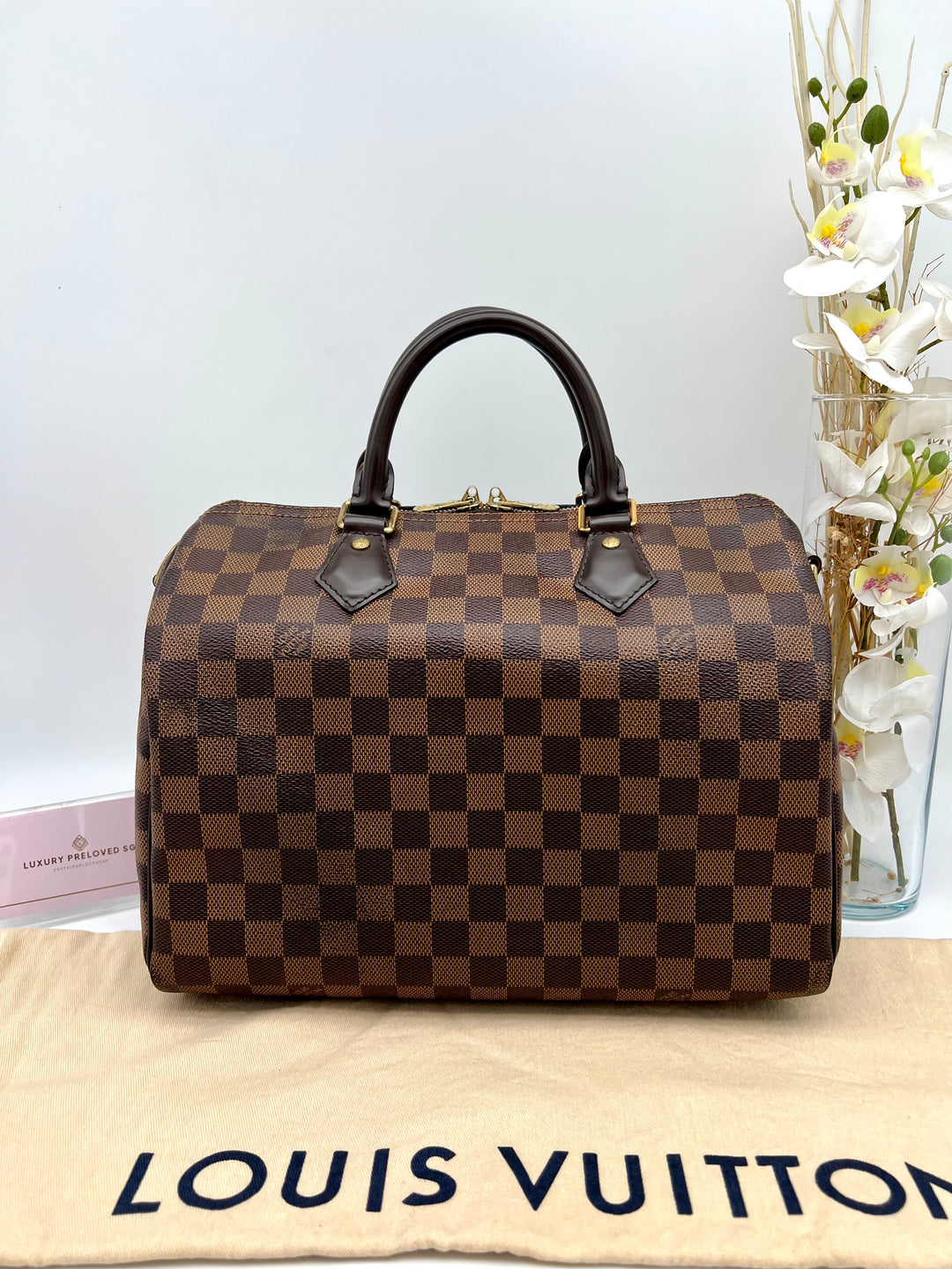 LOUIS VUITTON BANDOULIERE 30 DAMIER EBENE