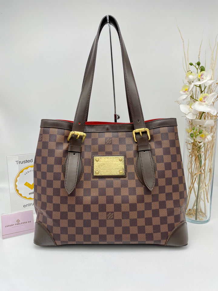 LOUIS VUITTON HAMPSTEAD MM DAMIER EBENE