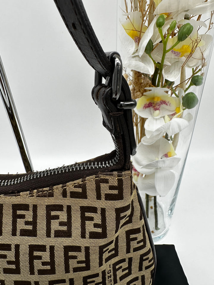 FENDI ZUCCA SADDLE BAG