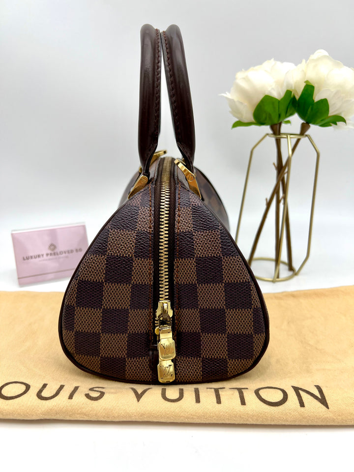 LOUIS VUITTON MINI RIBERA DAMIER EBENE