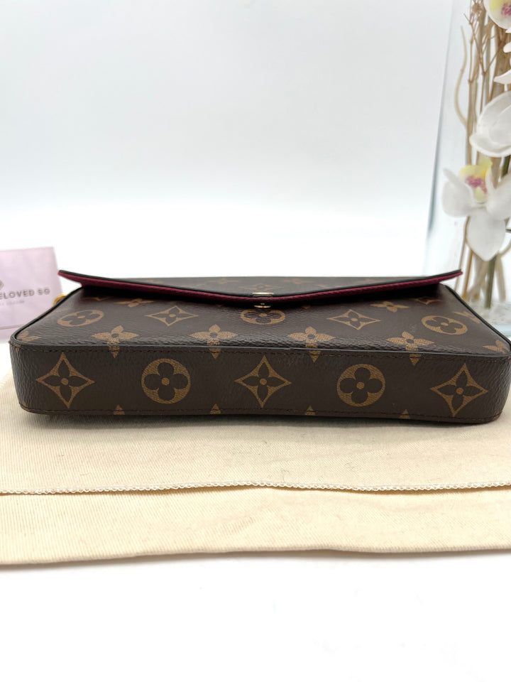 LOUIS VUITTON FELICIE DAMIER EBENE