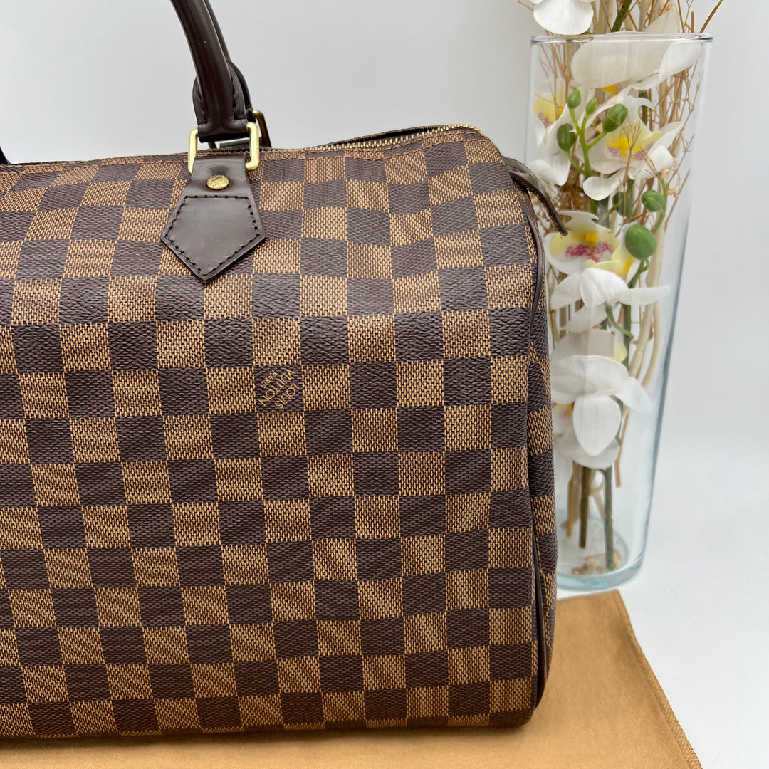 LOUIS VUITTON SPEEDY 35 DAMIER EBENE