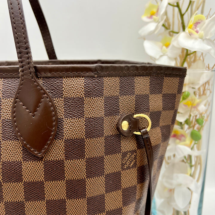 LOUIS VUITTON NEVERFULL MM DAMIER EBENE